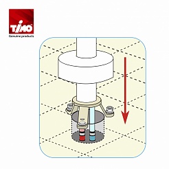 Timo Смеситель Saona 2300/03Y-CR напольный – фотография-2